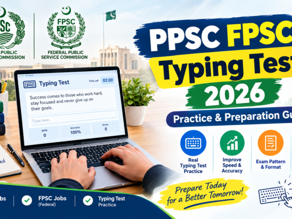 PPSC FPSC Typing Test 2026 Guide