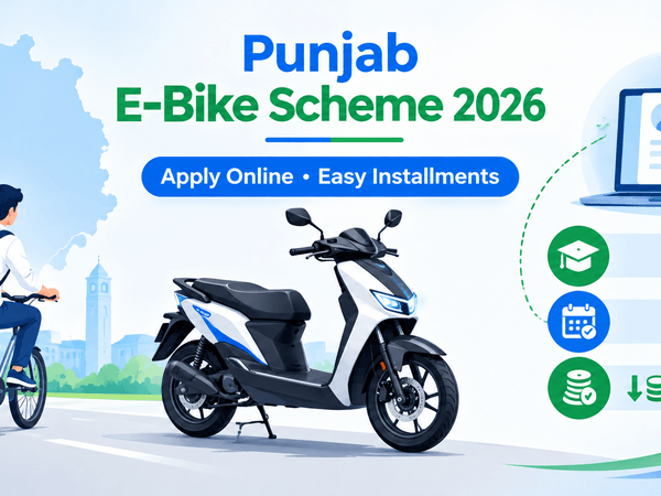 Punjab E-Bike Scheme 2026 electric bike for students