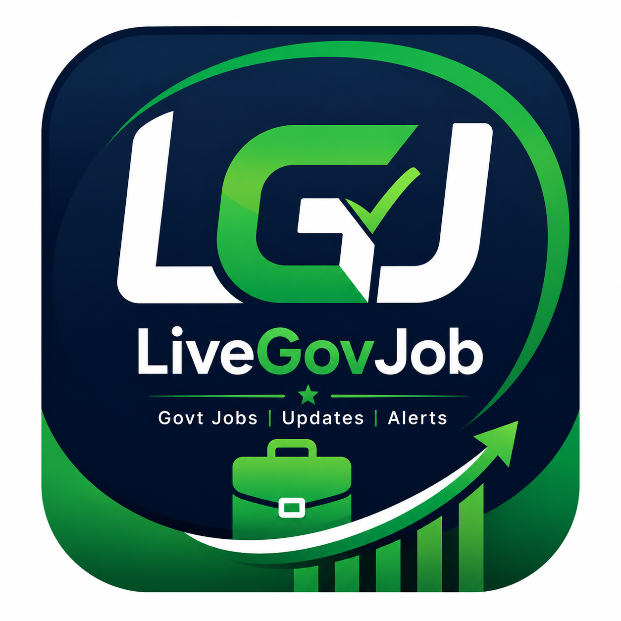 LiveGovJob Official Logo - Latest Government and Private Job Alerts