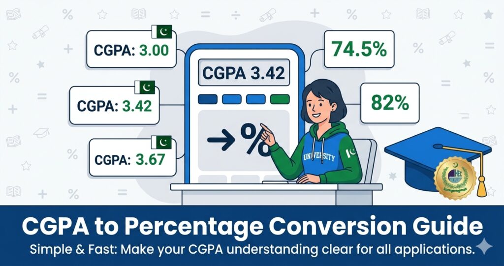 GPA to Percentage Calculator - HEC Formula Based GPA to Percentage Calculator - HEC Formula Based Converter for Pakistani students