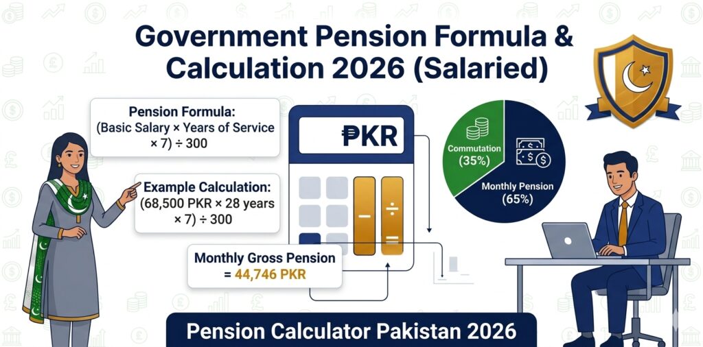 Pension Calculator KPK 2026 Pension Calculator KPK - Free KPK Government Pension Estimator 2026