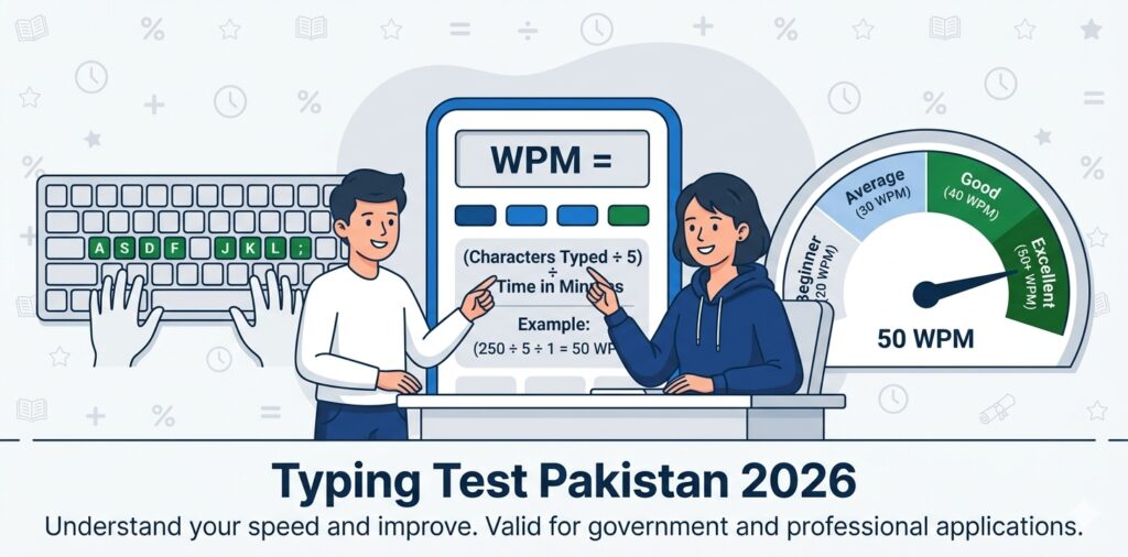 Typing Test - Free Online WPM Speed Test Pakistan 2026