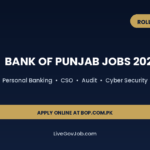 Bank of Punjab Jobs 2026 — Apply at BOP.com.pk