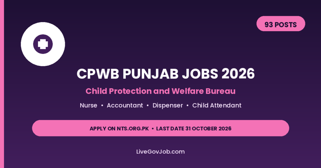 CPWB Punjab Jobs October 2026: 93 Posts, Apply by 31 Oct