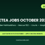 ETEA jobs October 2026 Khyber Pakhtunkhwa 21 projects open