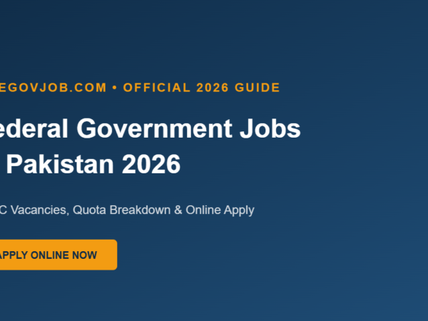 Federal Government Jobs 2026 Online Apply Banner